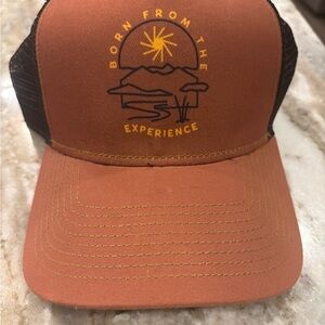 Prana Orange and Black Trucker Hat